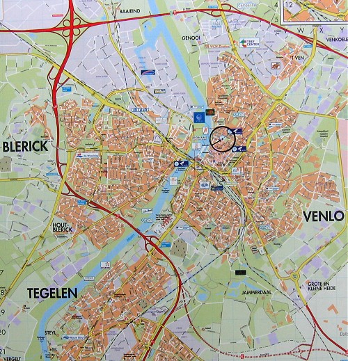 Карта  Венло