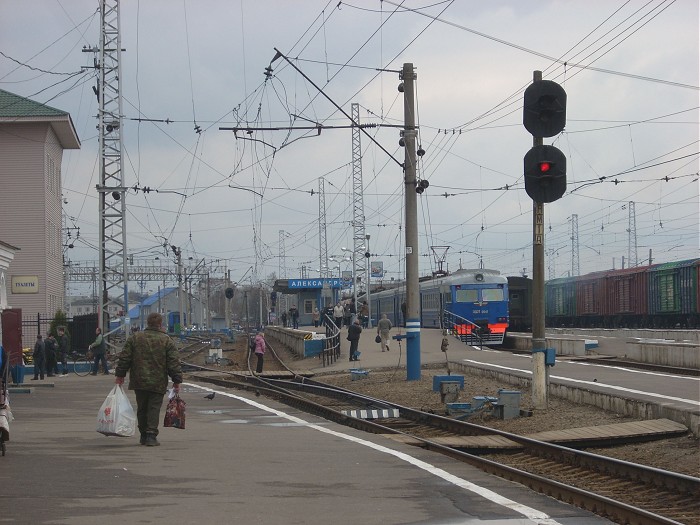 Вид на станцию Александров