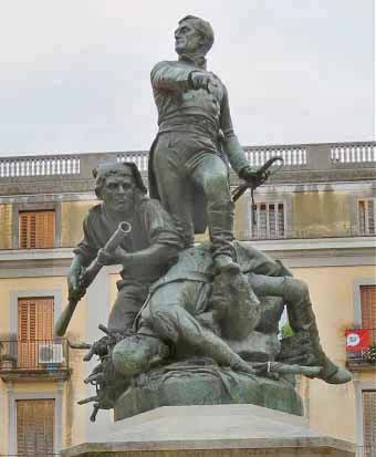 памятник испанским партизанам