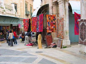 Базарная улица в Иерусалиме