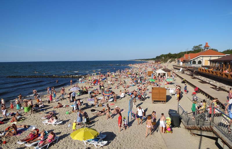 Зеленоградск фото города и пляжа калининградской области