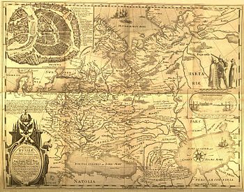 Карта Фёдора Годунова, изданная Герритсом в Амстердаме
