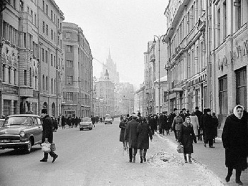 Фотография улицы Арбат, советский период