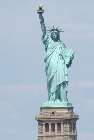 статуя Свободы в Нью Йорке
