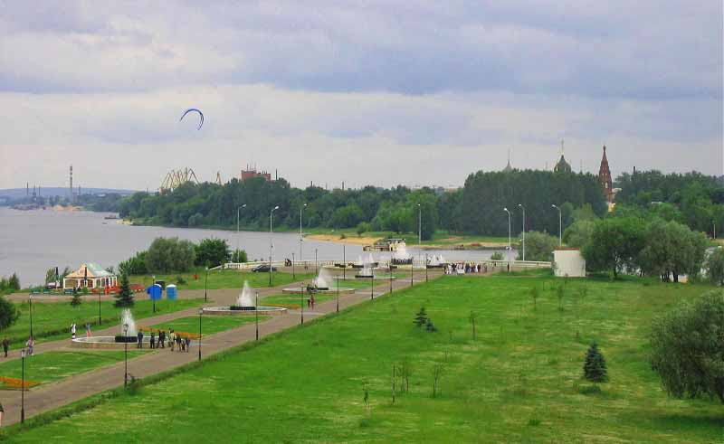 парк в Ярославле