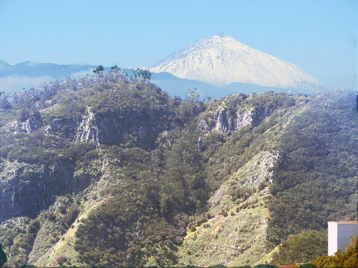 горная долина и вулкан Тейде