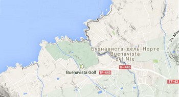 Поля для гольфа на карте Буэнависта дель Норте