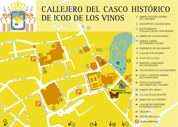 Карта Икод де лос Винос