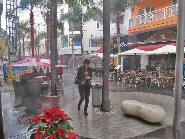 дождь на Тенерифе