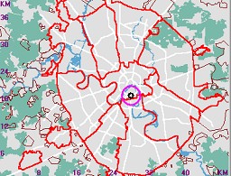 Карта - навигатор, расположение офиса продаж на карте Москвы