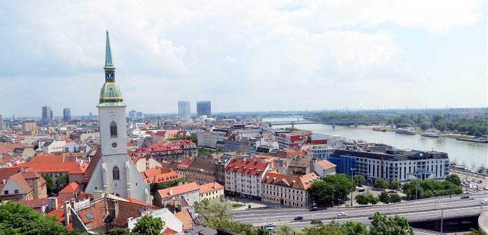 панорама Братиславы