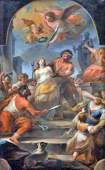 картина  св. Агата в Лувре